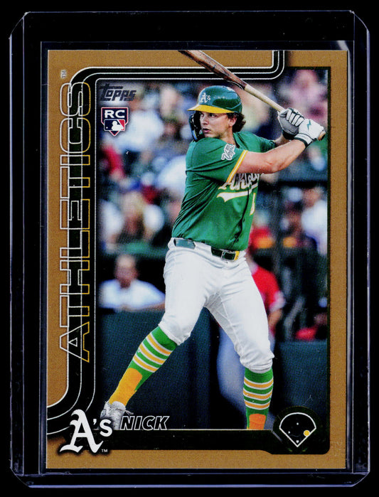 2025 Topps Update #US201 Nick Kurtz Gold #/2025