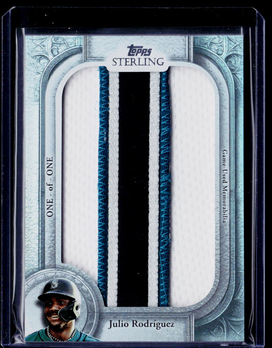 2025 Topps Sterling - Jersey Letter Patches #TSJLP-JRO Julio Rodríguez #/1