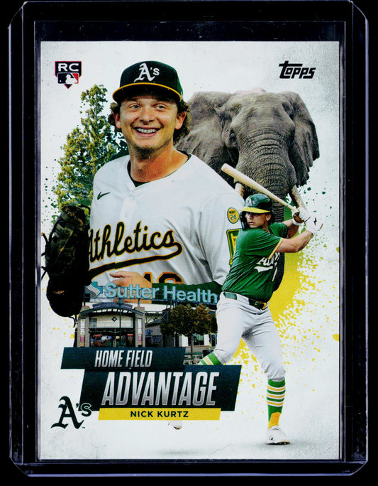 2025 Topps Update #HA-49 Nick Kurtz Homefield Advantage