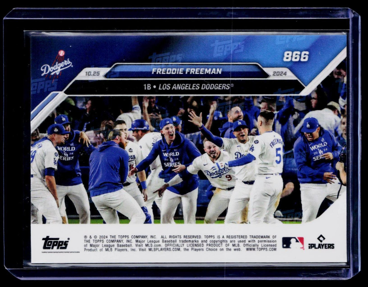 2024 Topps Now #866 Freddie Freeman