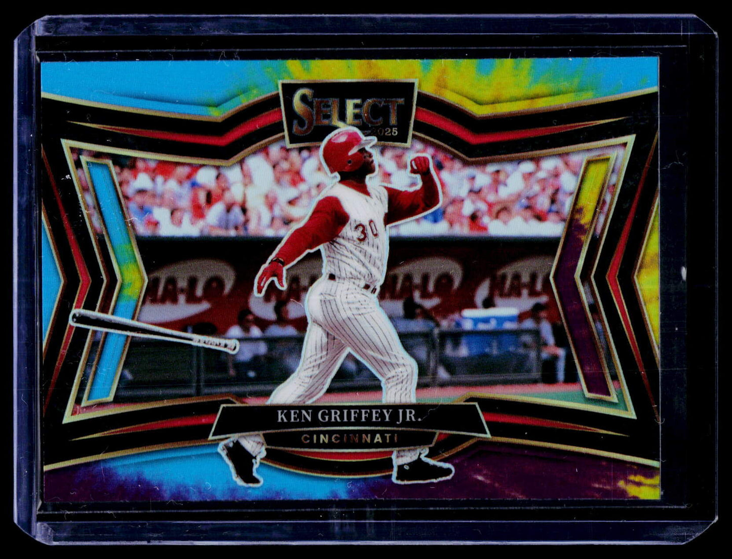 2025 Panini Select #225 Ken Griffey Jr. Tie-Dye Prizms #/25
