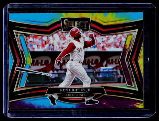 2025 Panini Select #225 Ken Griffey Jr. Tie-Dye Prizms #/25