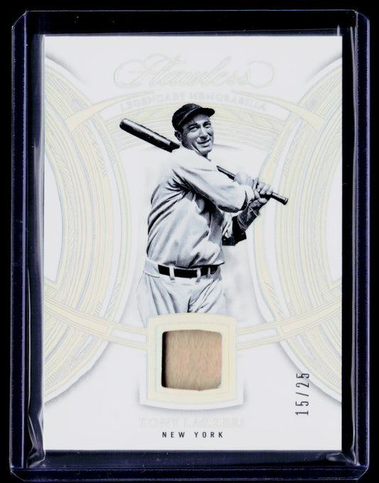 2025 Panini Flawless #FLM-TL Tony Lazzeri Flawless Legendary Memorabilia #/25