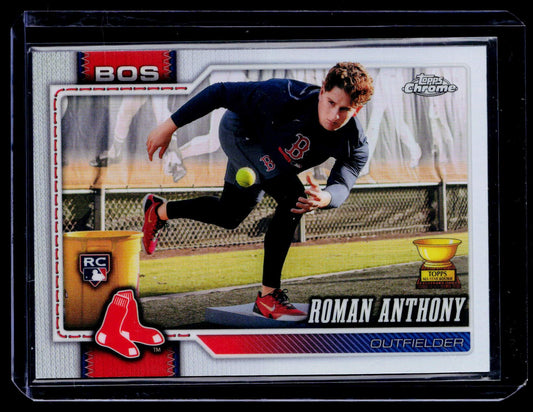2026 Topps Chrome #225 Roman Anthony Refractors Image Variation