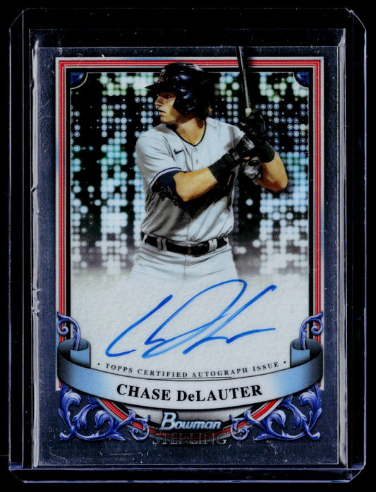 2024 Bowman Sterling #PA-CDE Chase DeLauter Prospect Autographs
