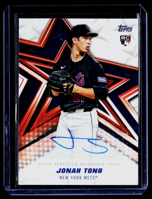 2026 Topps #BSA-JOT Jonah Tong Baseball Stars Autographs