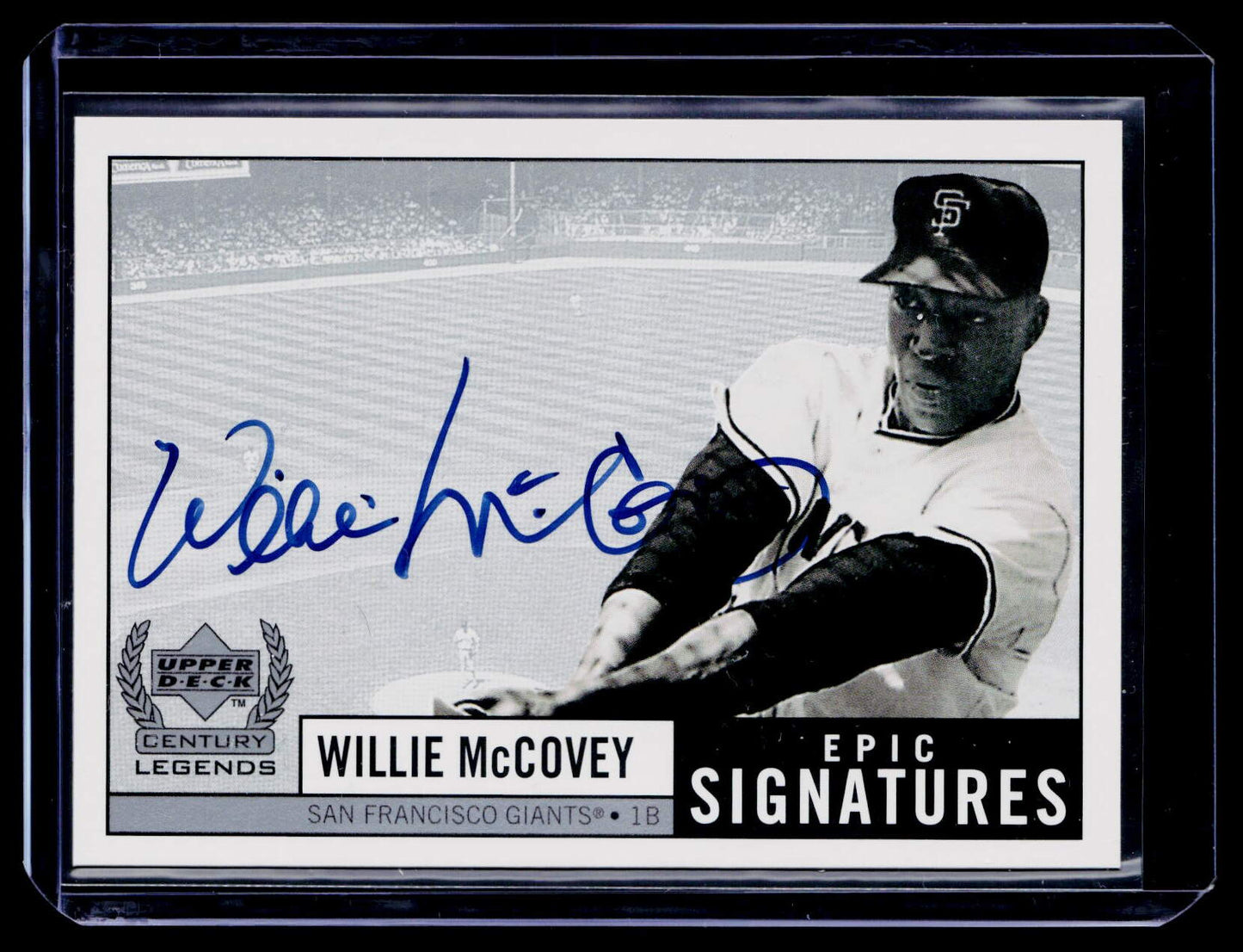 1999 Upper Deck Century Legends #WMc Willie McCovey Epic Signatures