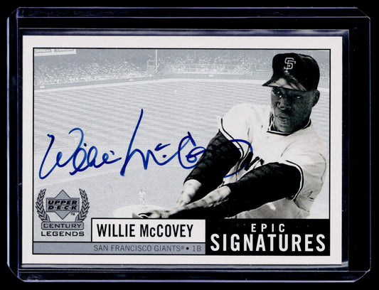 1999 Upper Deck Century Legends #WMc Willie McCovey Epic Signatures