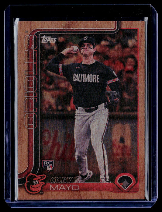 2025 Topps #20 Coby Mayo Wood #/25