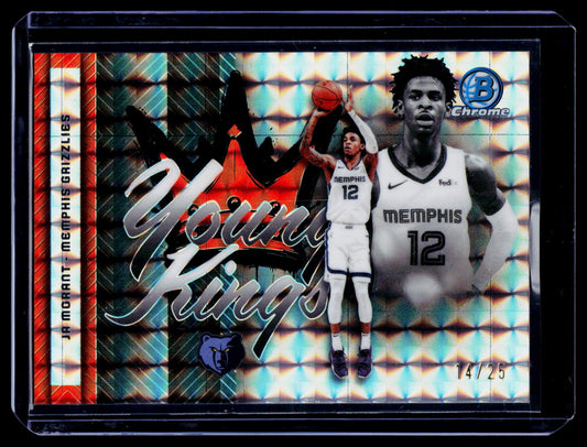 2025-26 Bowman #YK-7 Ja Morant Young Kings Geometric Refractors