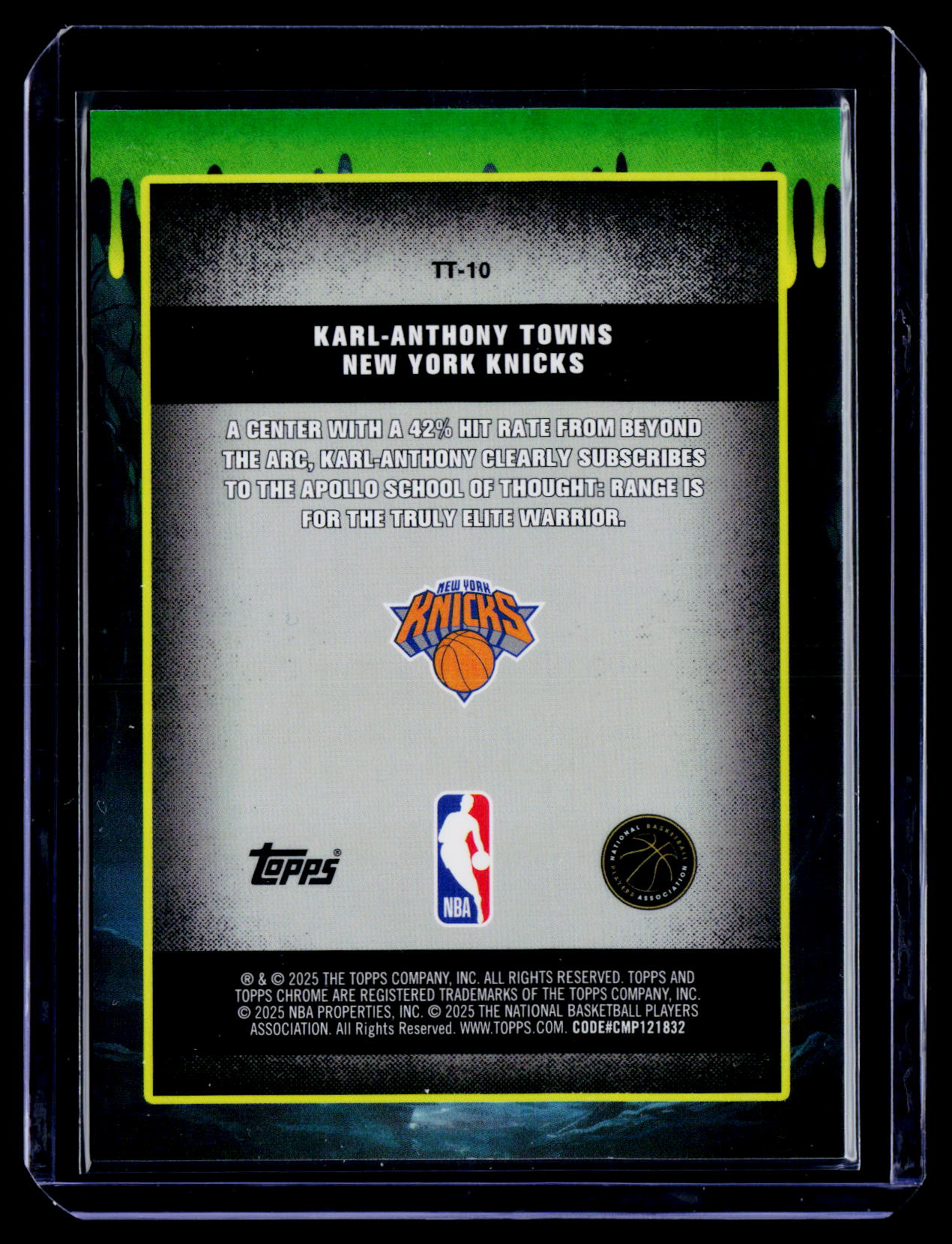 2025-26 Topps Chrome Karl-Anthony Towns Tall Tales Gold Geometric Refractor #/50