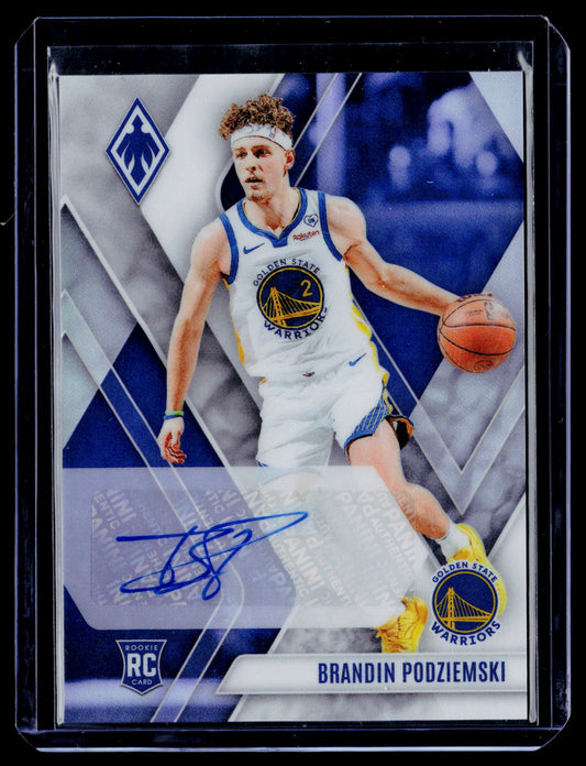 2023-24 Panini Phoenix Brandin Podziemski Phoenix Rookie Autographs #/99