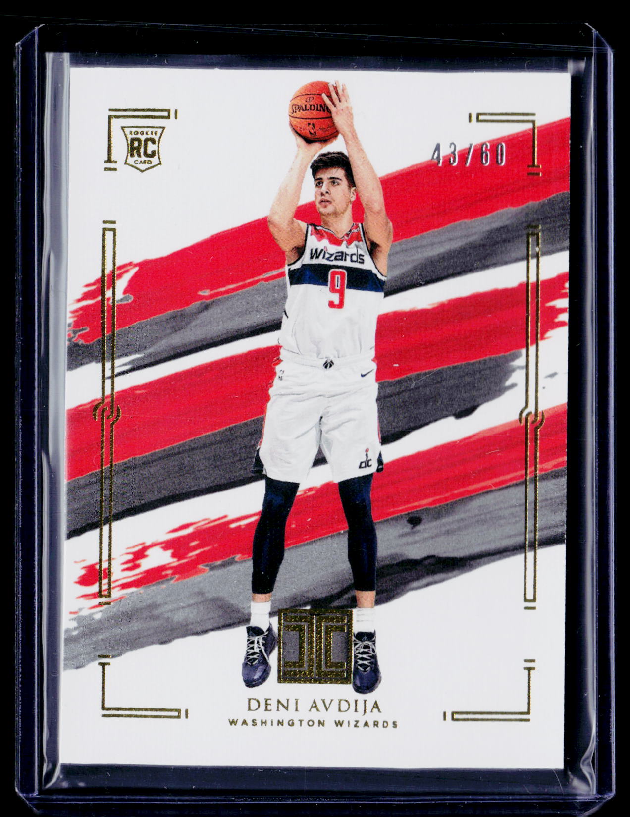 2020-21 Panini Impeccable #92 Deni Avdija Gold #/60