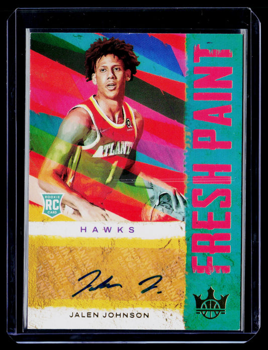 2021-22 Panini Court Kings #FP-JJN Jalen Johnson Fresh Paint #/199