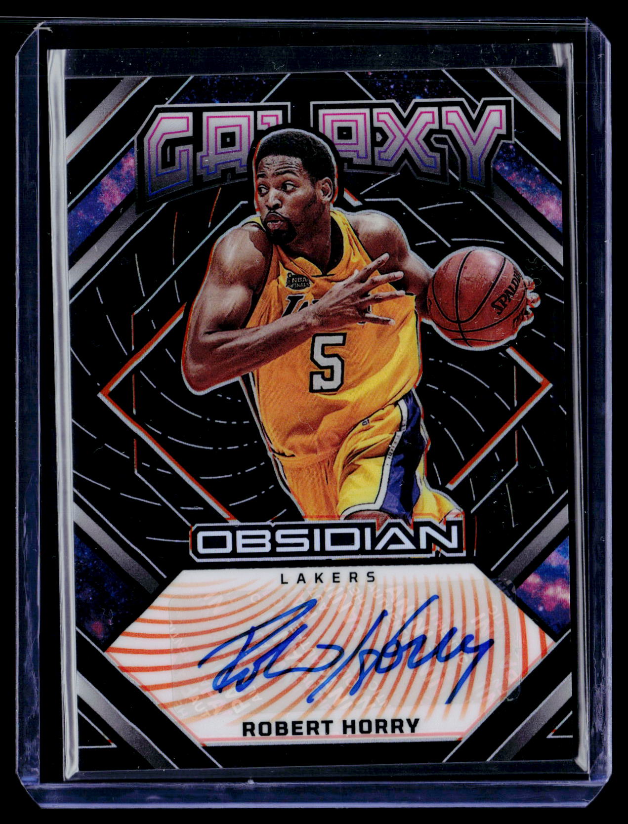 2022-23 Panini Obsidian Robert Horry Galaxy Ink Electric Etch Orange #/50