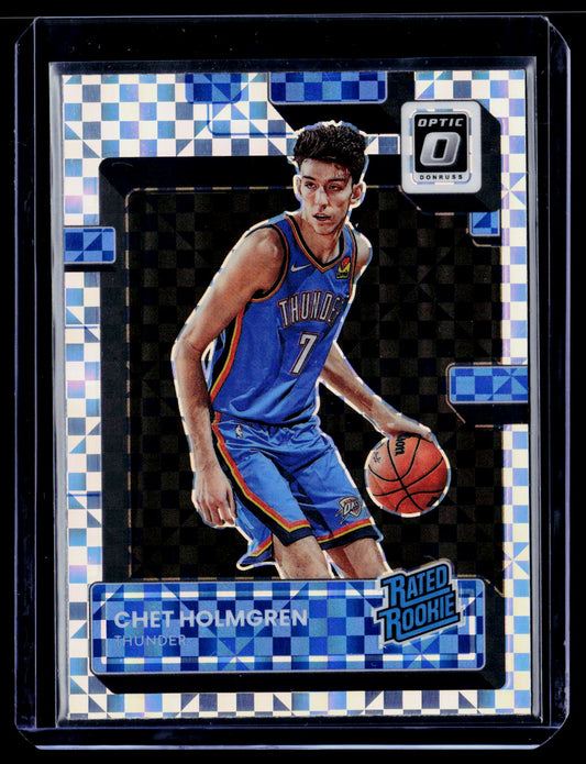2022-23 Donruss Optic #208 Chet Holmgren Checkerboard