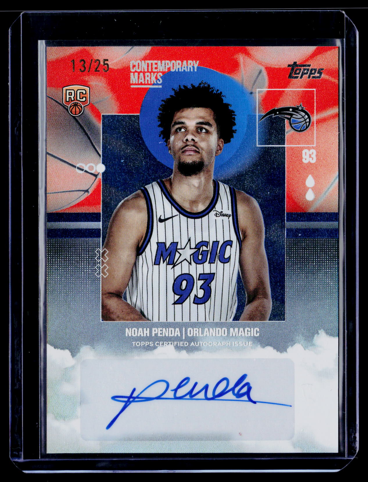 2025-26 Topps #CM-NP Noah Penda Contemporary Marks