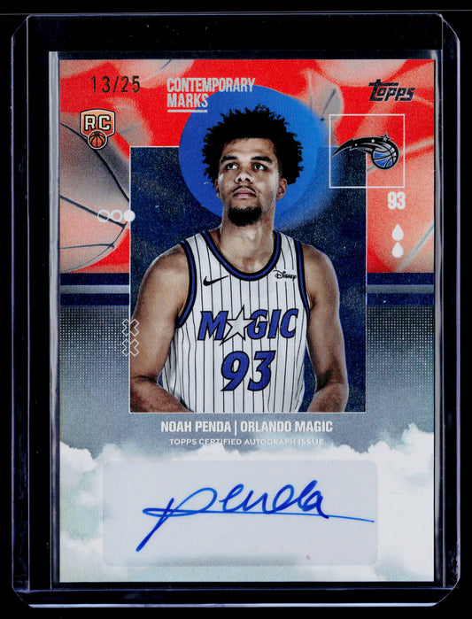 2025-26 Topps #CM-NP Noah Penda Contemporary Marks