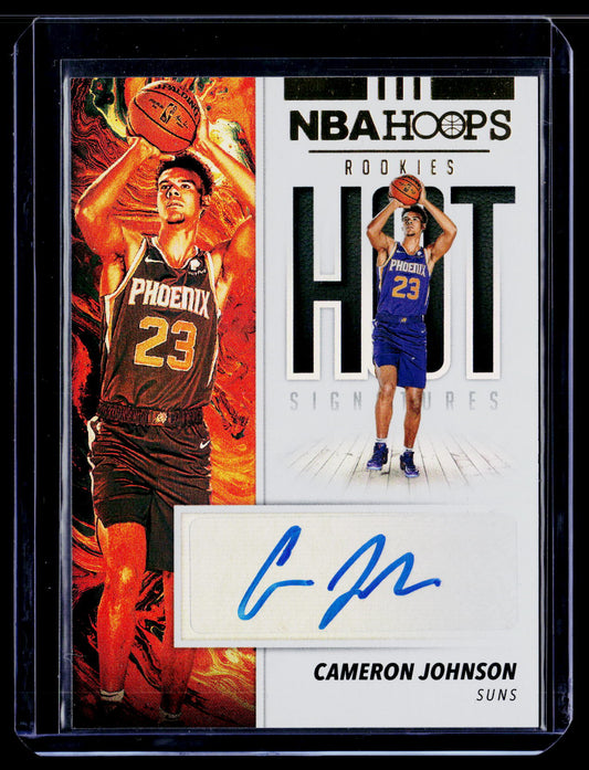 2019-20 Hoops #HR-CJN Cameron Johnson Hot Signatures Rookies