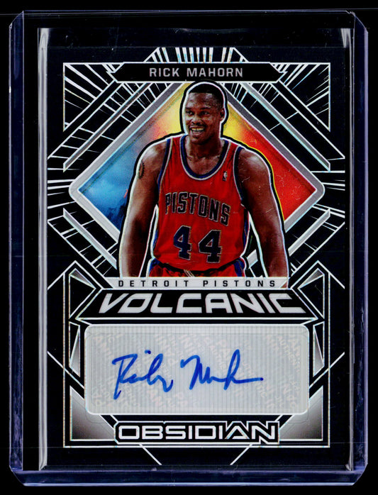 2020-21 Panini Obsidian #VOL-RMH Rick Mahorn Volcanic Signatures #/149