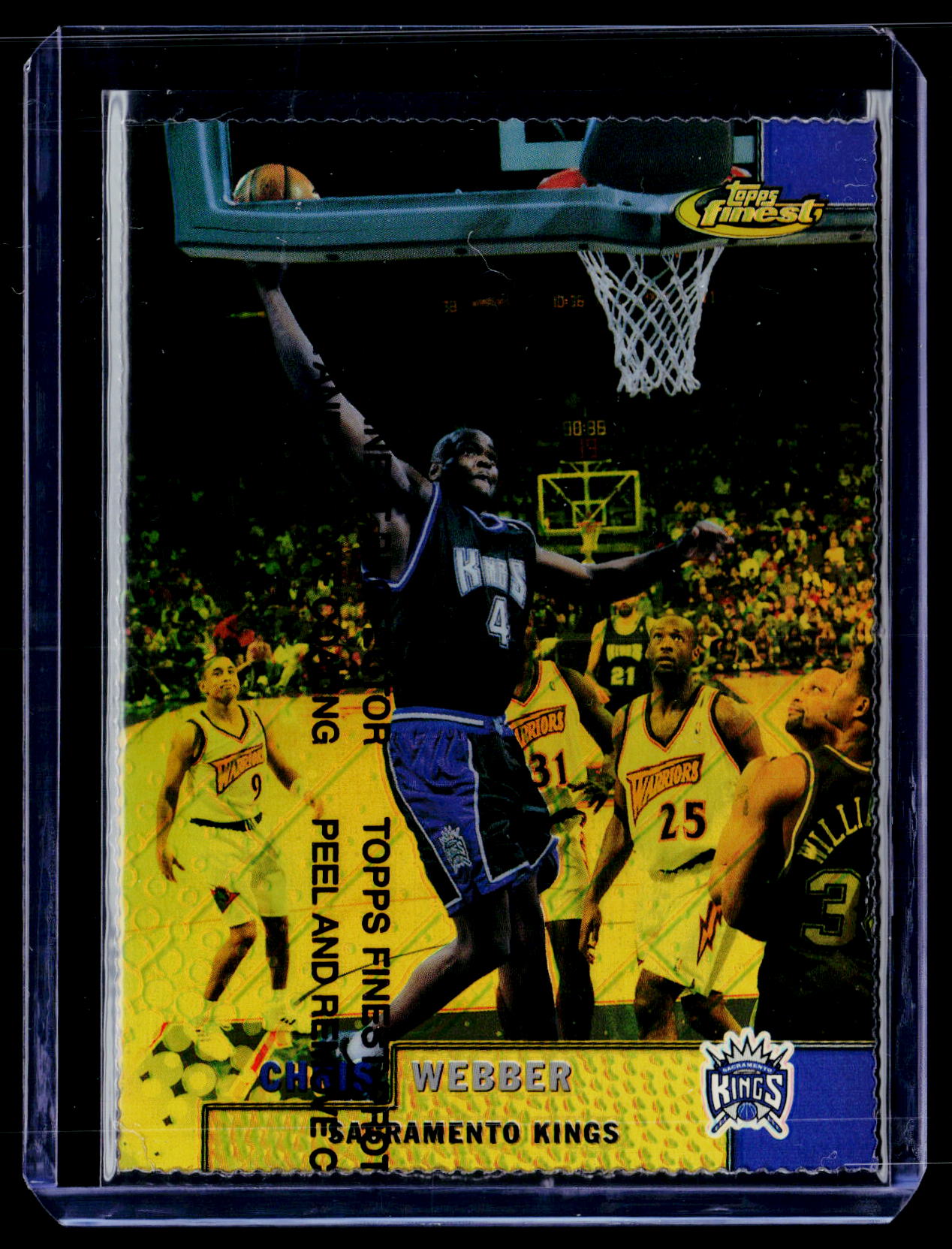 1999-00 Finest #172 Chris Webber Gold Refractors #/100