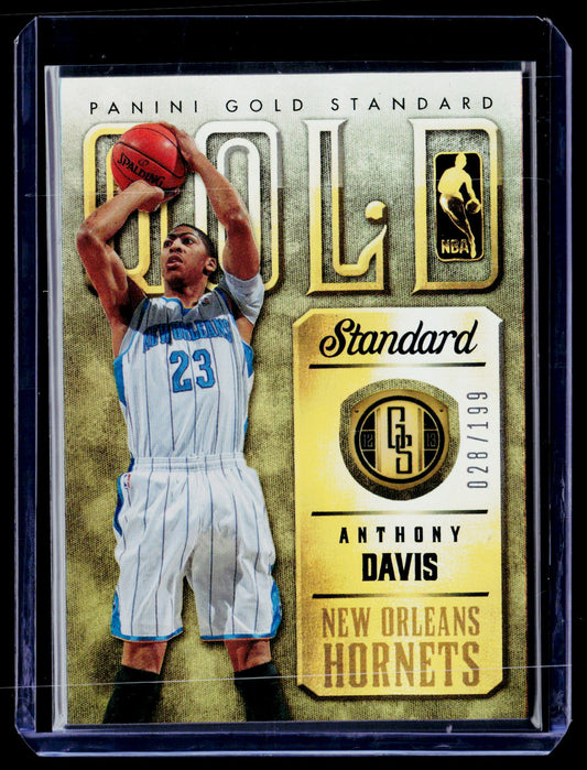 2012-13 Panini Gold Standard #42 Anthony Davis Gold Standard Insert #/199