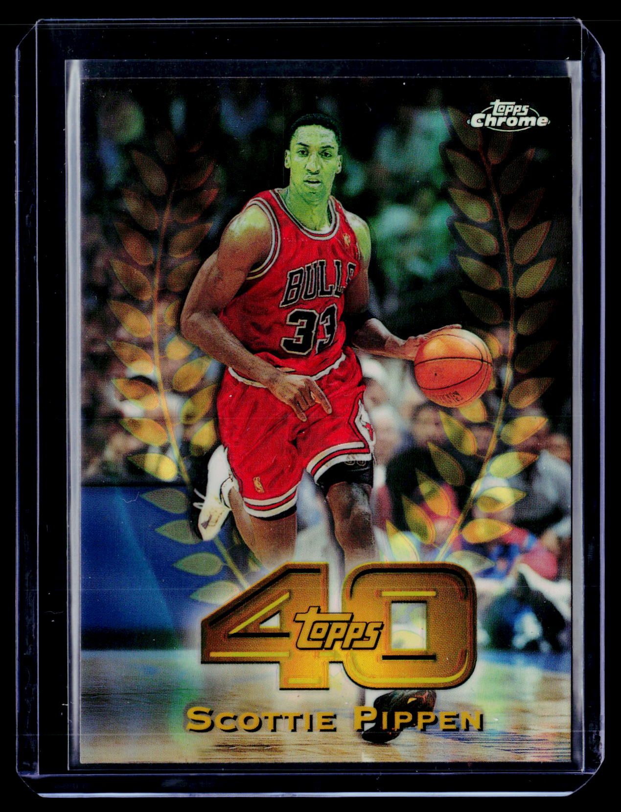 1997-98 Topps Chrome #T40-40 Scottie Pippen Topps 40 Refractors