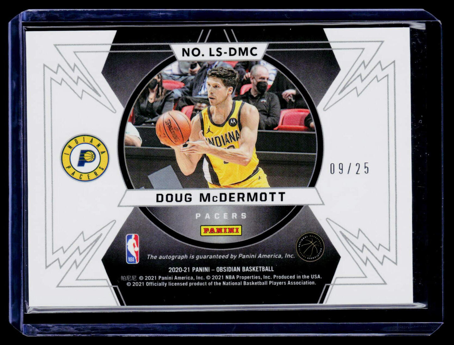 2020-21 Obsidian Doug McDermott Lightning Strike Auto Electric Etch Green #/25