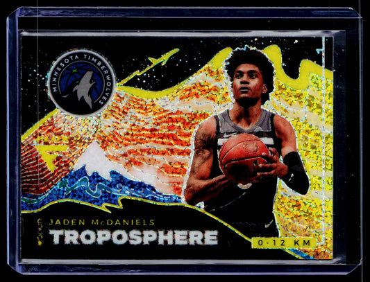 2020-21 Panini Flux #27 Jaden McDaniels Troposphere