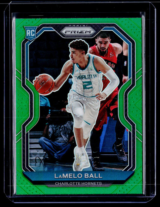2020-21 Panini Prizm #278 LaMelo Ball Green Prizms