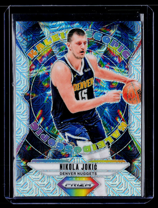 2024-25 Panini Prizm #30 Nikola Jokic Kaleidoscopic Prizms Mojo #/25