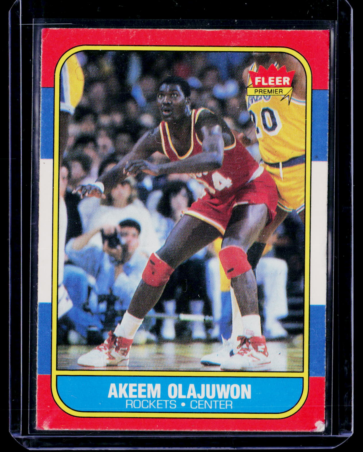 1986-87 Fleer #82 Akeem Olajuwon
