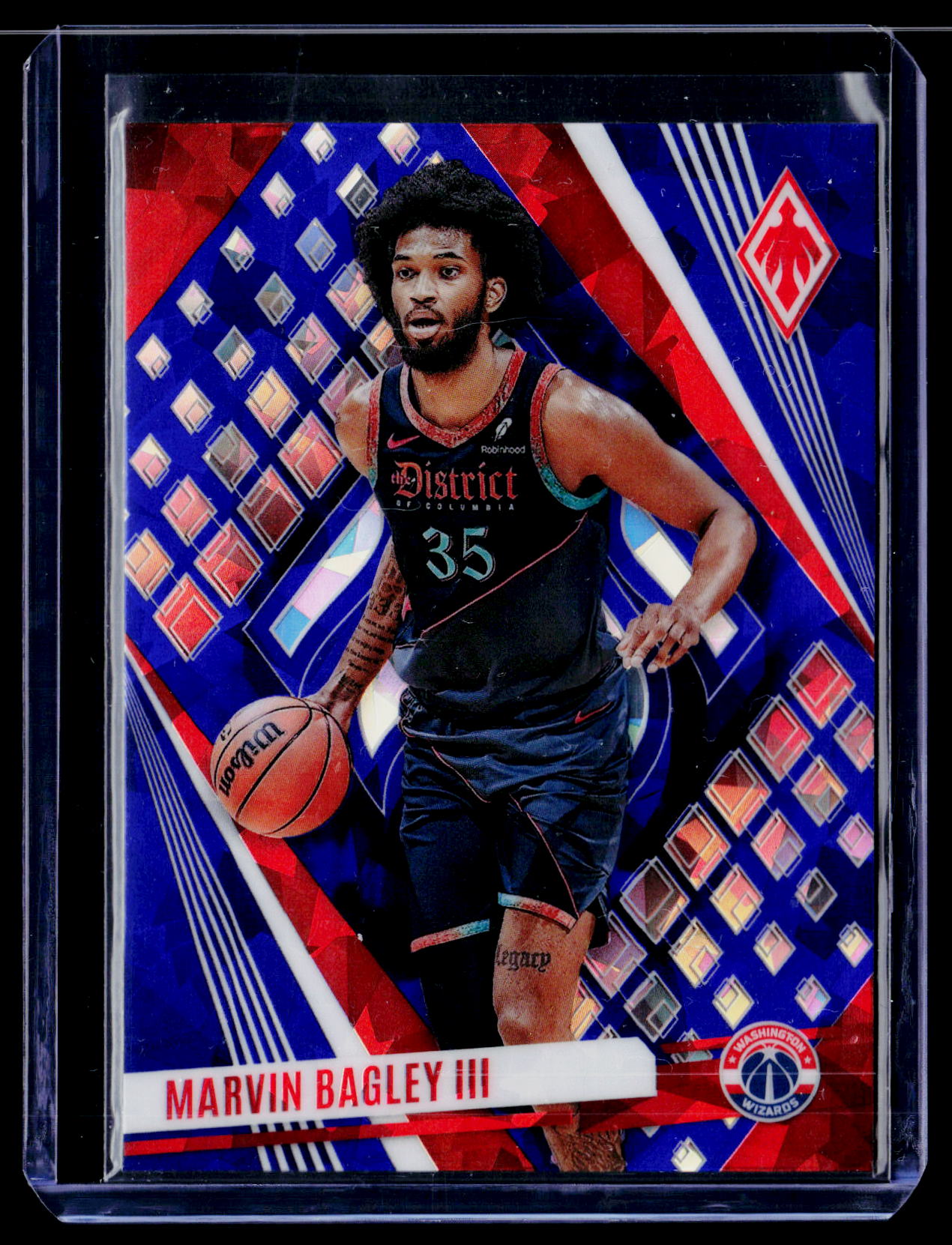 2023-24 Panini Phoenix #36 Marvin Bagley III Phoenix Blue Ice