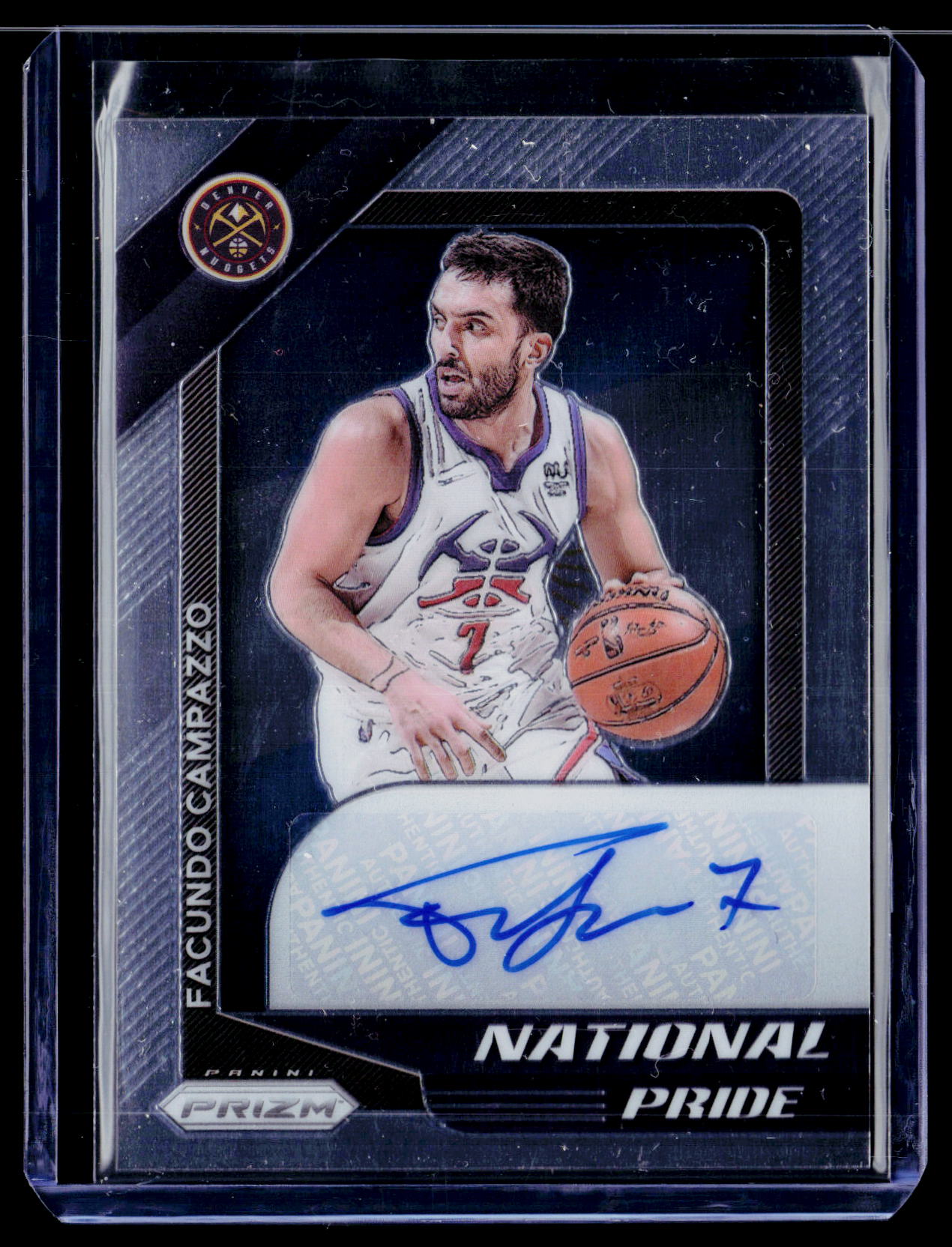 2020-21 Panini Chronicles Facundo Campazzo National Pride Signatures #/99