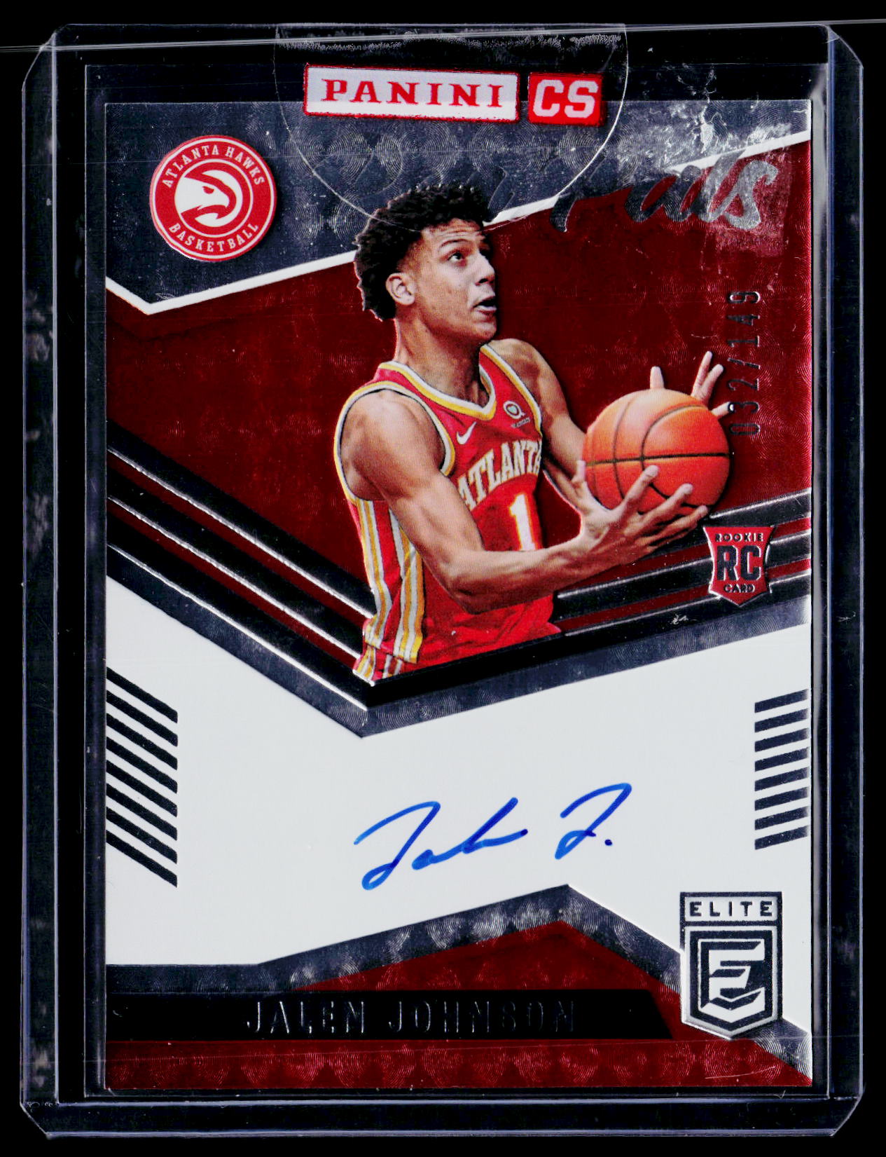 2021-22 Donruss Elite #PP-JJO Jalen Johnson Pen Pals #/149