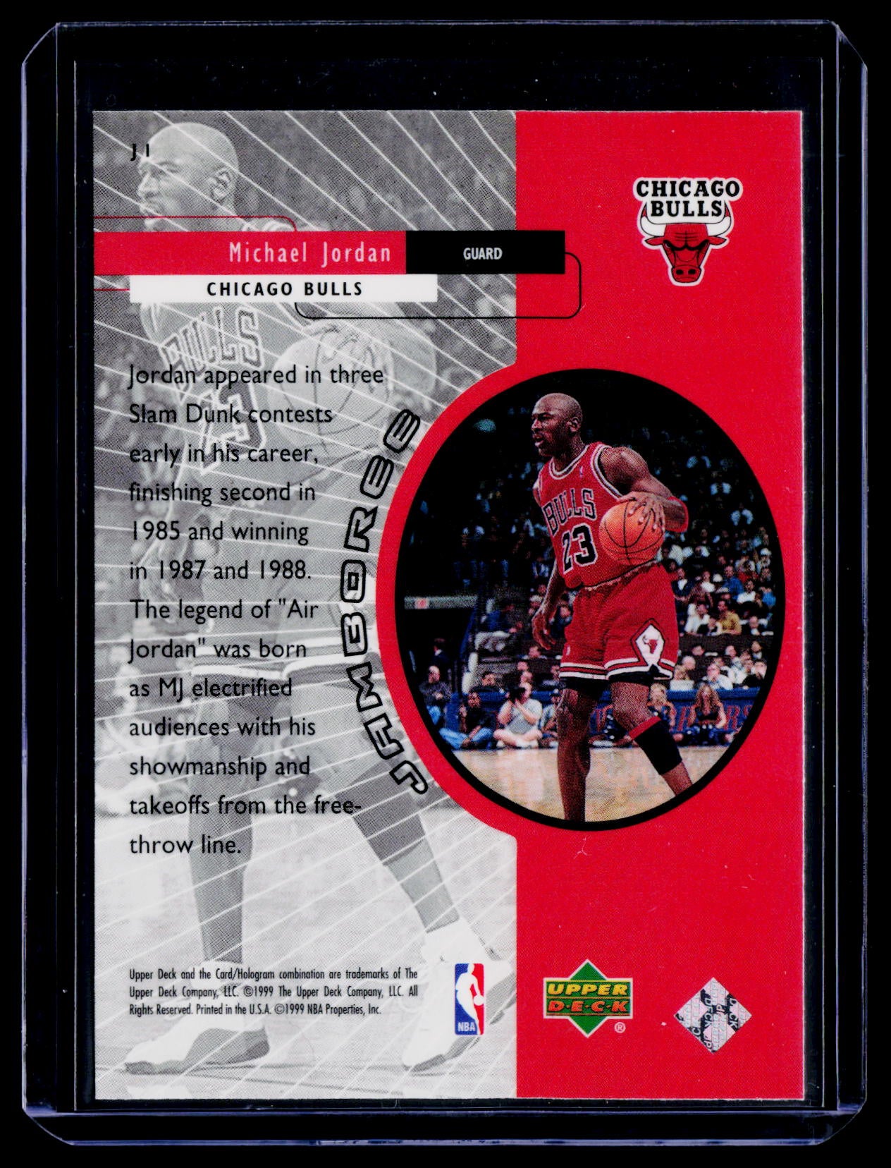 1999-00 Upper Deck #J1 Michael Jordan Jamboree