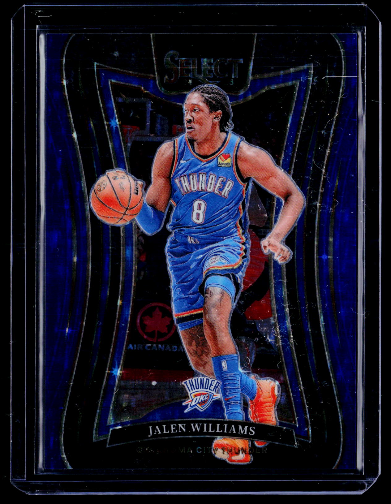 2024-25 Panini Select #312 Jalen Williams Blue Stars Prizm #/20