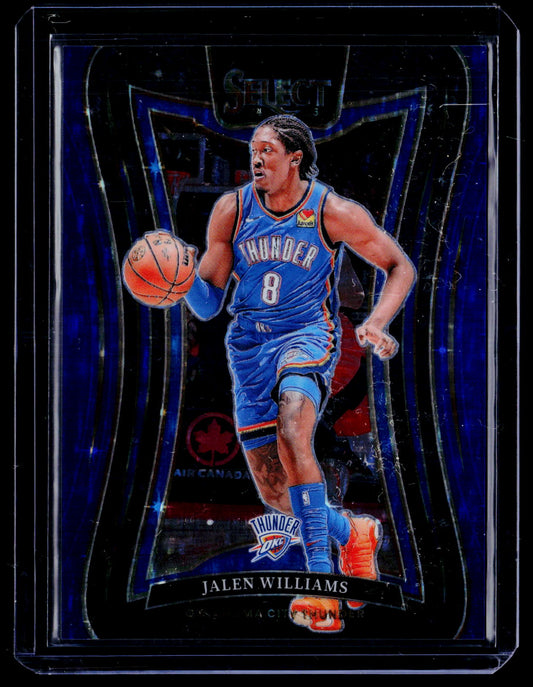 2024-25 Panini Select #312 Jalen Williams Blue Stars Prizm #/20