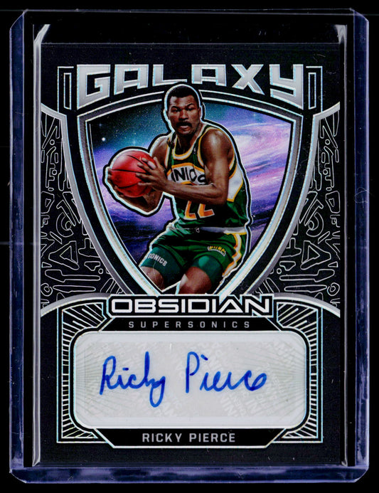 2020-21 Panini Obsidian #GAL-RPE Ricky Pierce Galaxy Autographs #/149
