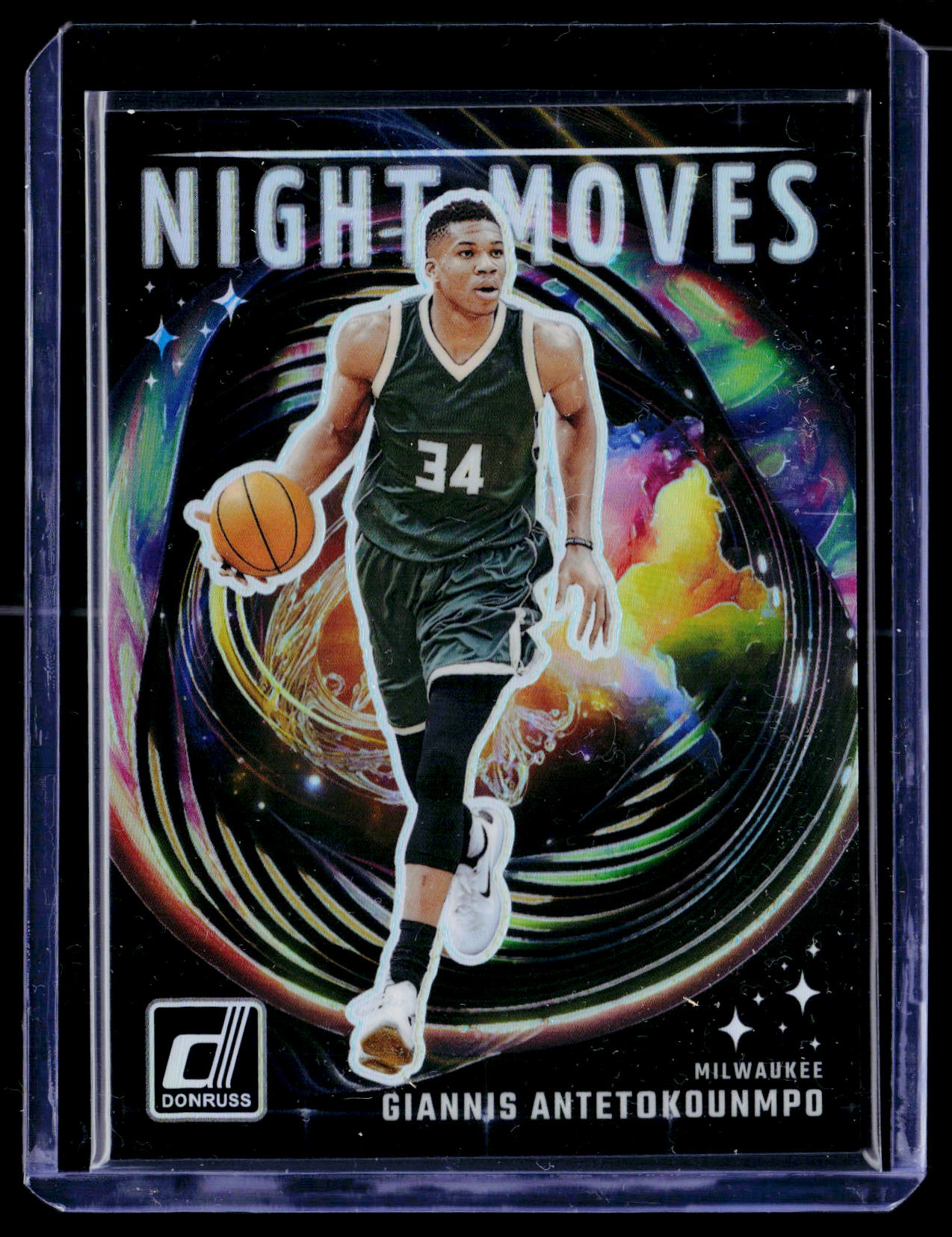 2024-25 Donruss #9 Giannis Antetokounmpo Night Moves