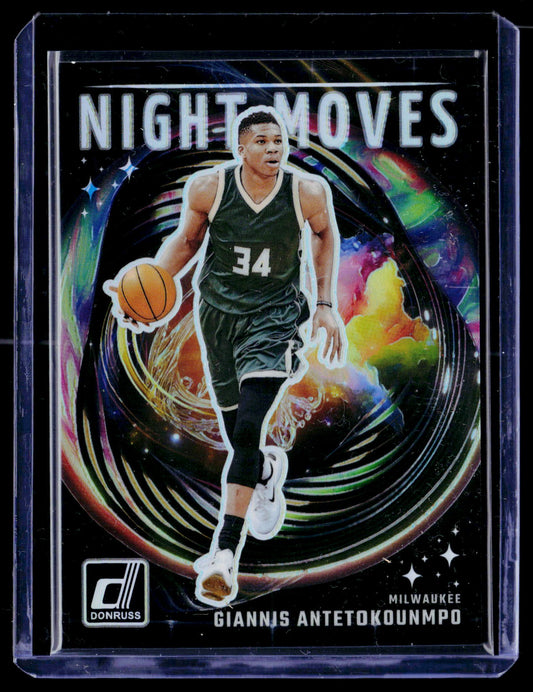 2024-25 Donruss #9 Giannis Antetokounmpo Night Moves