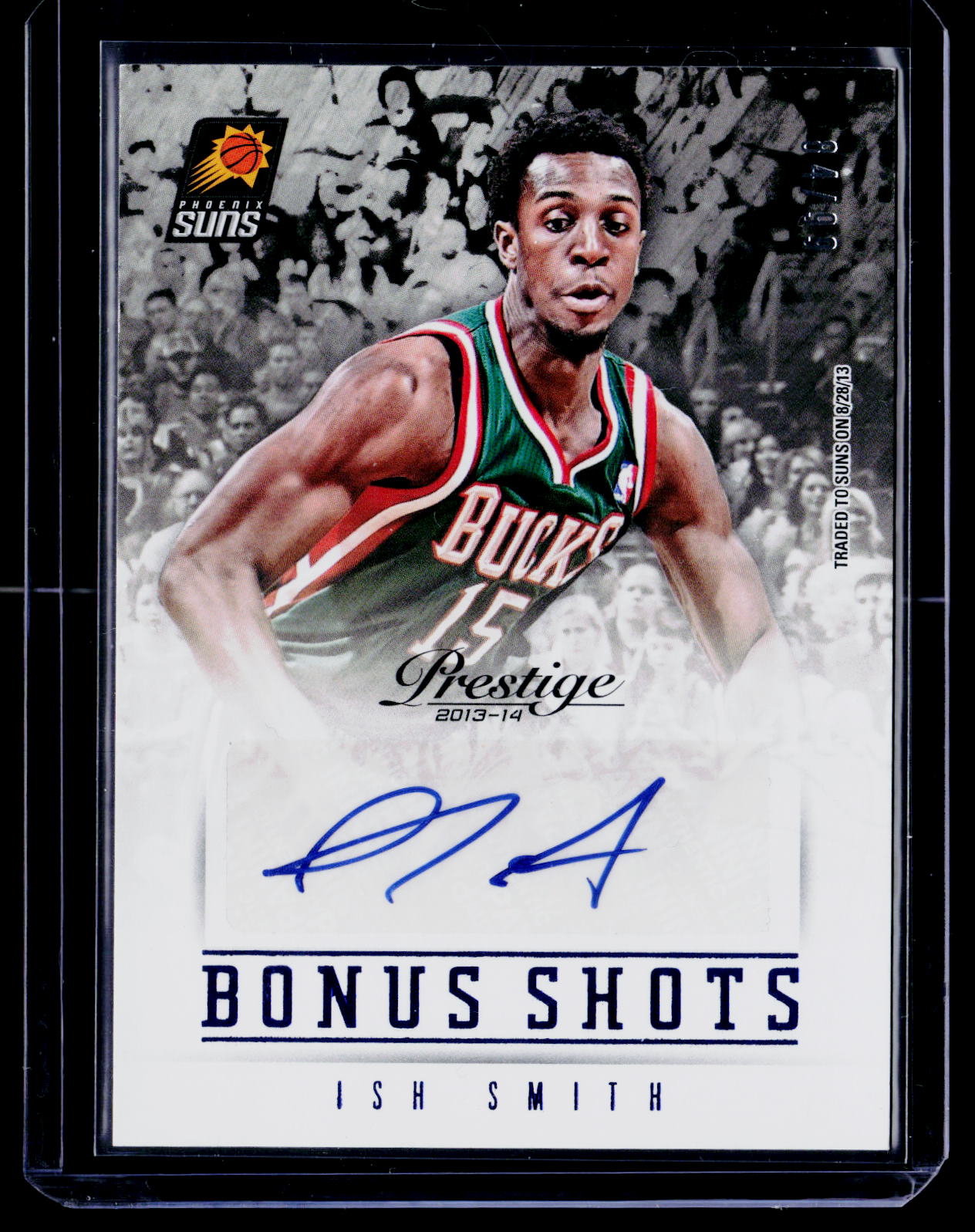 2013-14 Panini Prestige #9 Ish Smith Bonus Shots Autographs