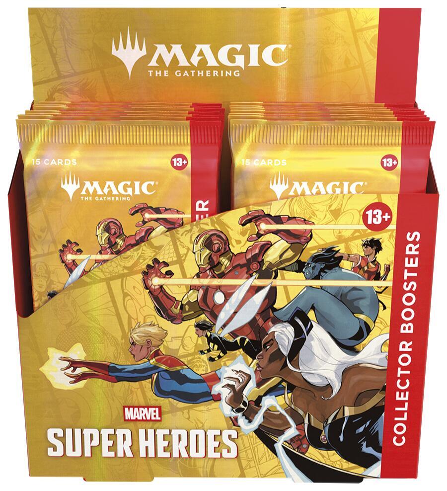 Magic the Gathering Marvel Super Heroes Collector Booster Display