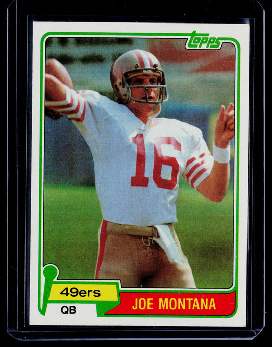 1981 Topps #216 Joe Montana
