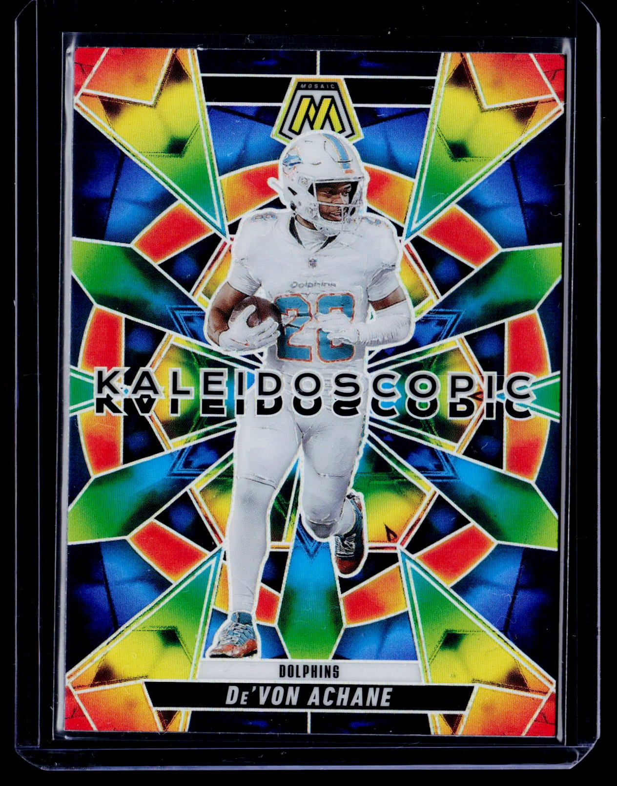 2025 Panini Mosaic #10 De'Von Achane Kaleidoscopic