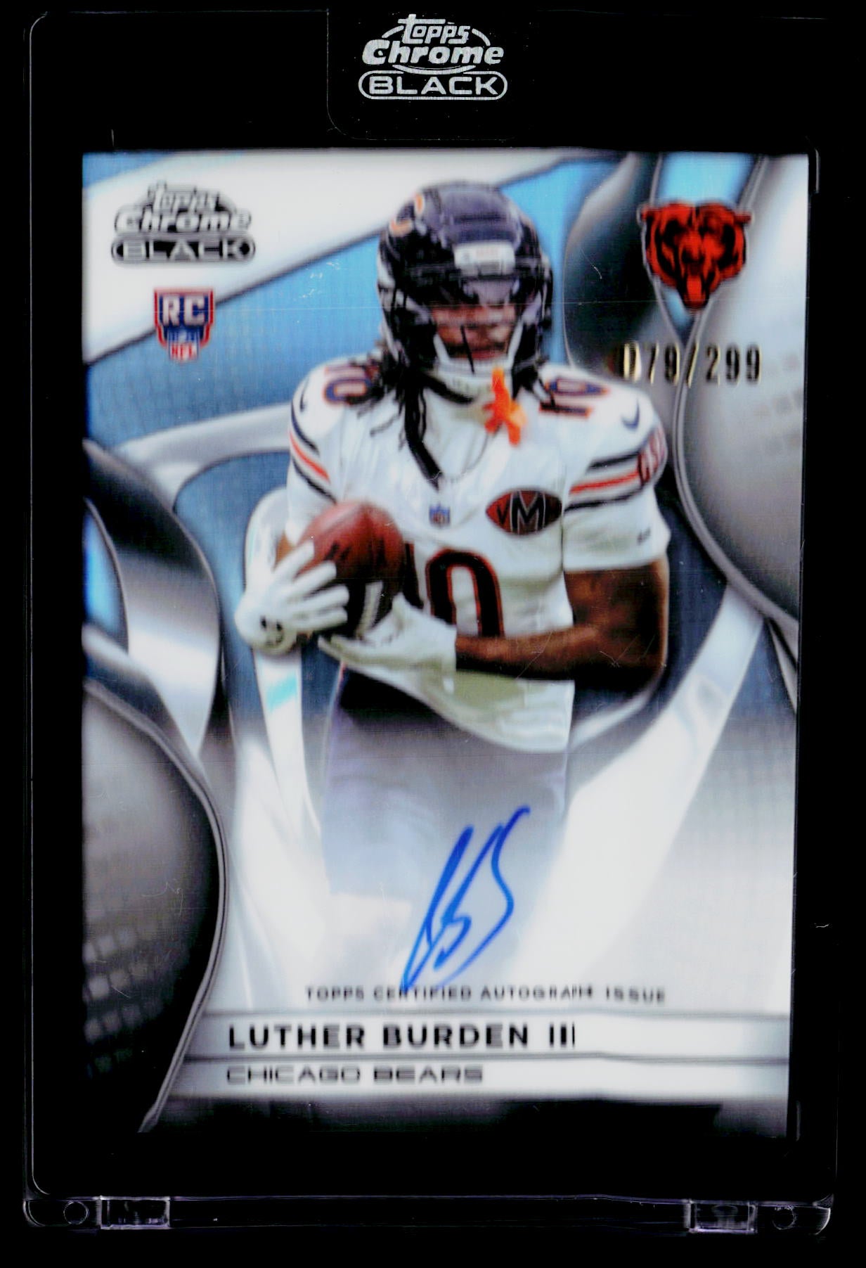 2025 Topps Chrome Black #RAU-LB Luther Burden III Rookie Autographs #/299