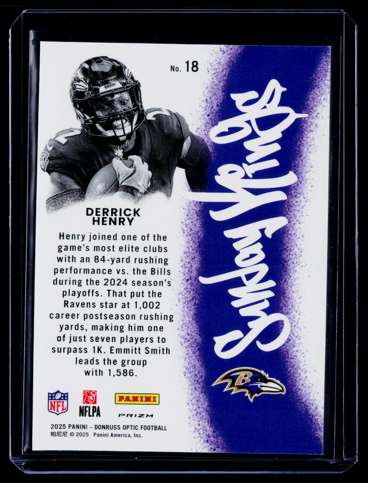 2025 Donruss Optic #18 Derrick Henry Sunday Kings