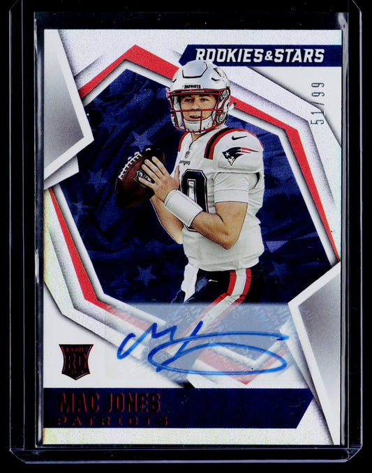 2021 Panini Rookies & Stars #106 Mac Jones Signatures #/99