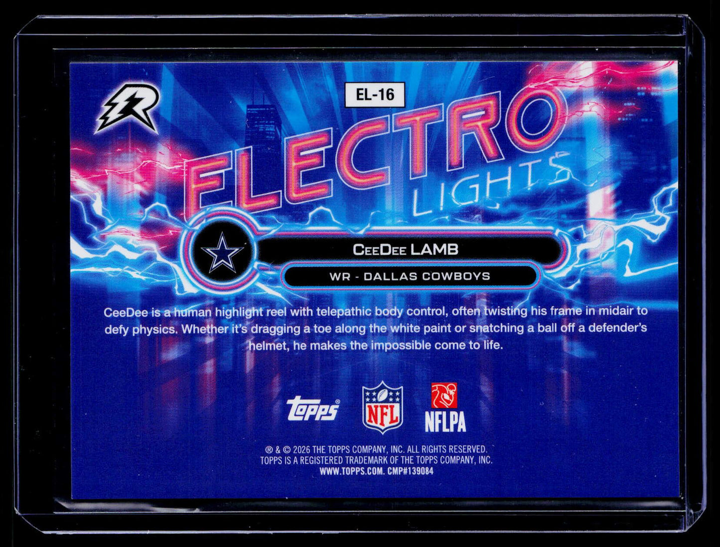 2025 Topps Resurgence #EL-16 CeeDee Lamb Electro Lights