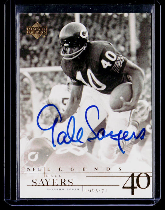 2001 Upper Deck Legends #GS Gale Sayers Autographs